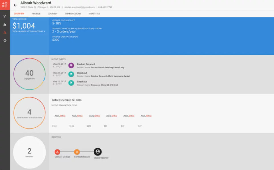 AgilOne Screenshot 3