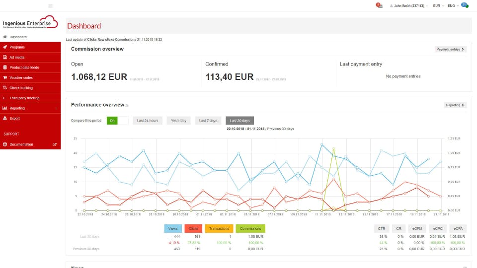 Ingenious Partner Marketing Platform Screenshot 5