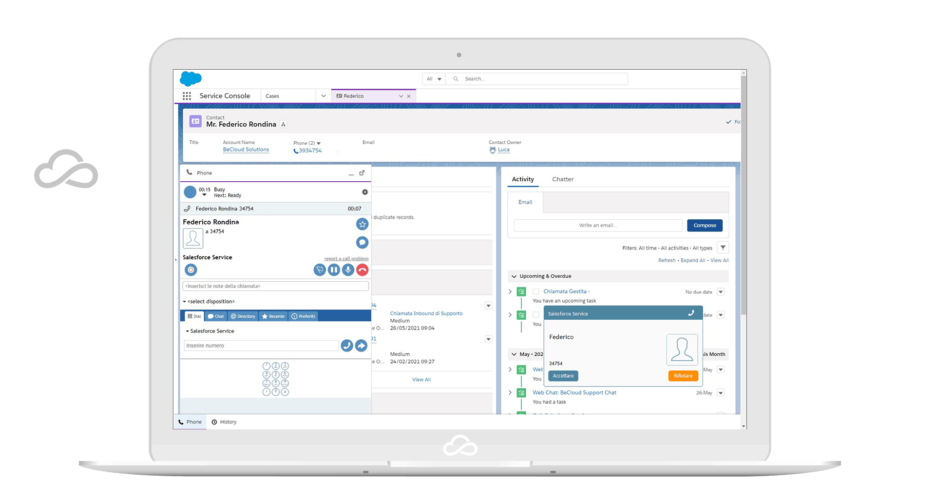 BeInContact Screenshot 2