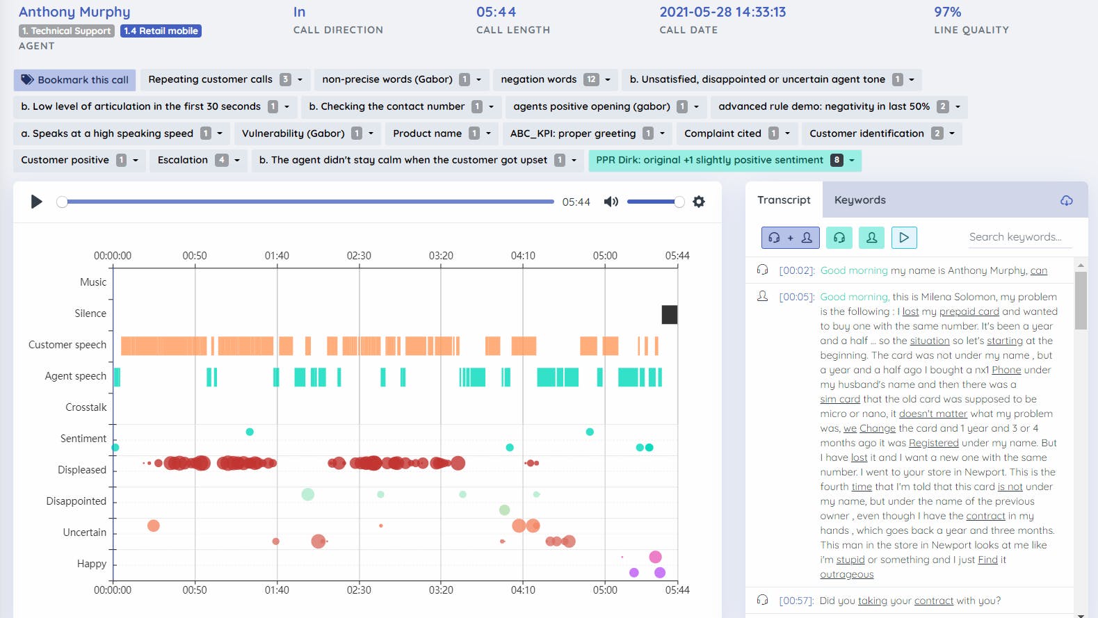 VoiceAnalytics Screenshot 2