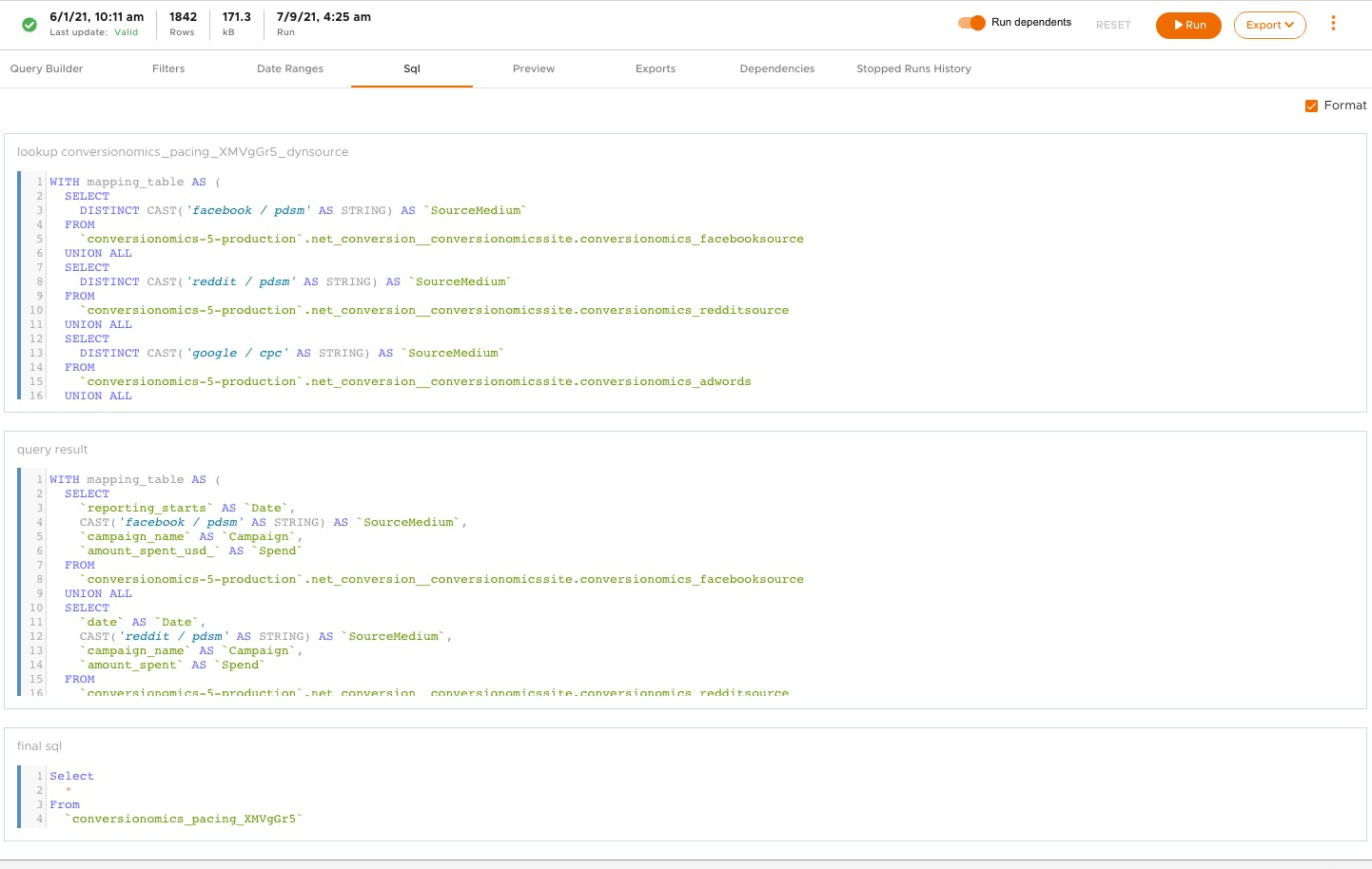 Conversionomics Screenshot 3