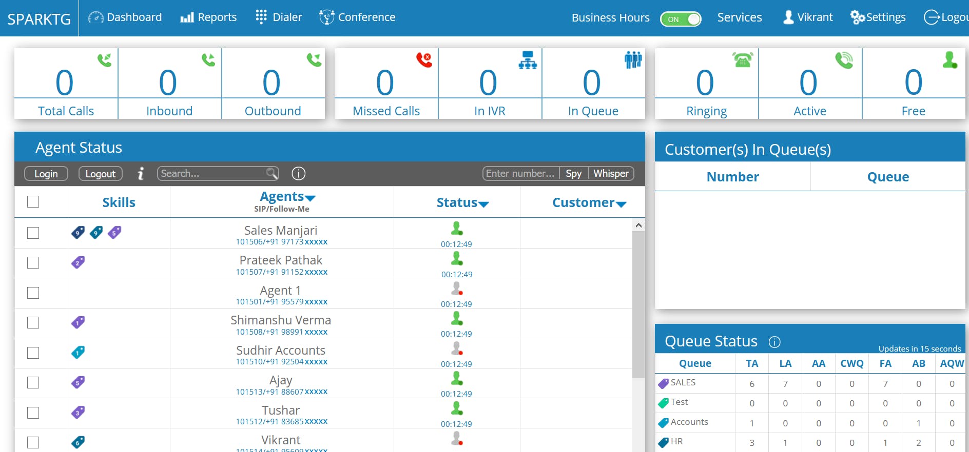SparkTG VCC Screenshot 1