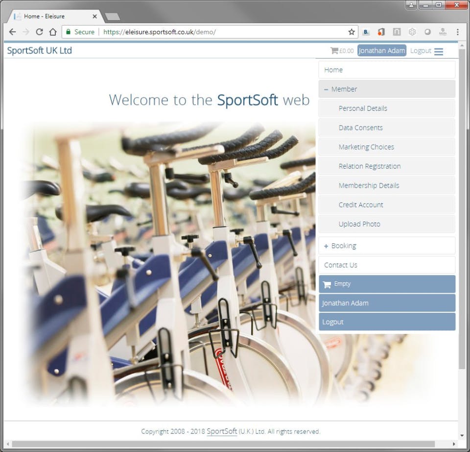 Small Club System Screenshot 5