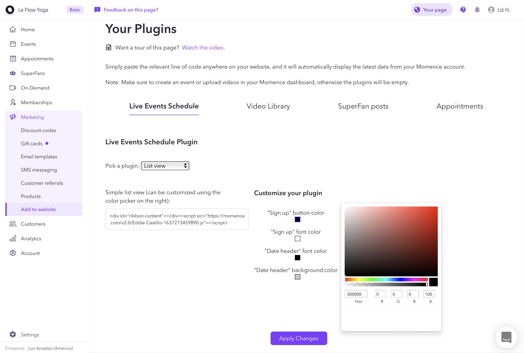 Momence Screenshot 4