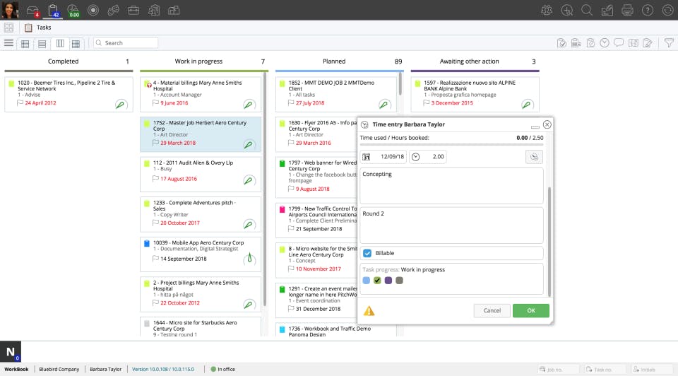 Deltek WorkBook Screenshot 2