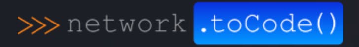 Network to Code