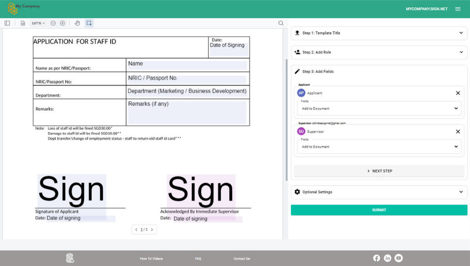 Sign.net Screenshot 2