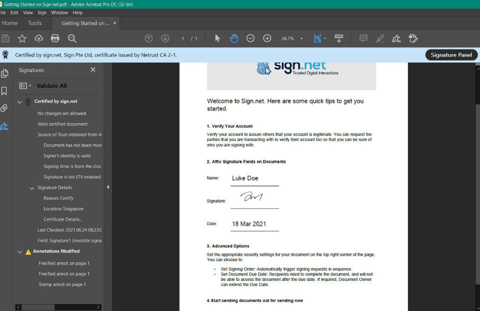 Sign.net Screenshot 3