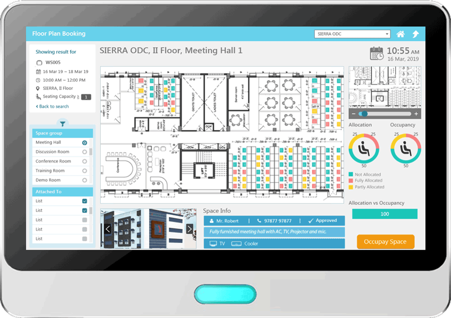 eFACiLiTY Space Management System Screenshot 2