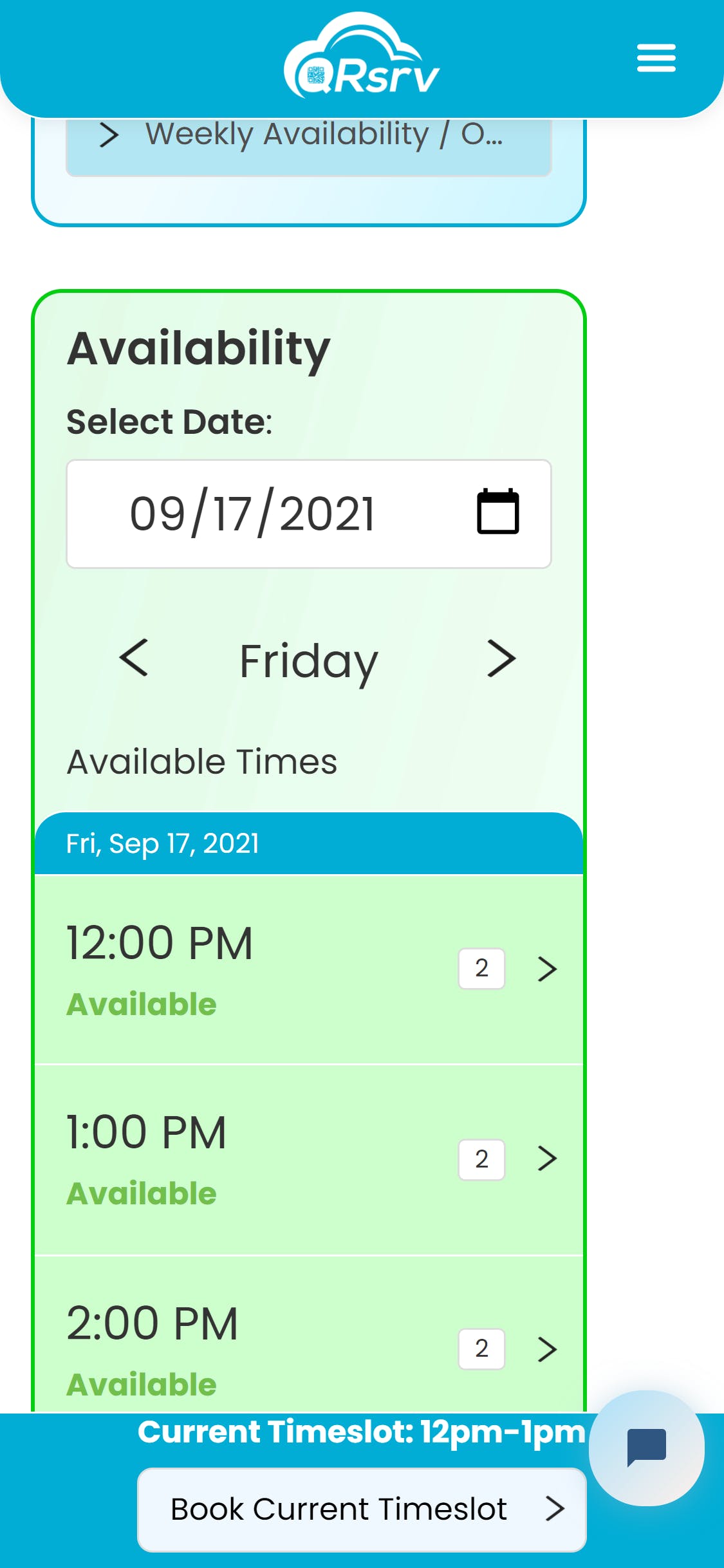 QRsrv Screenshot 3