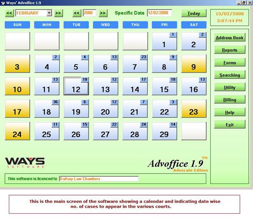 Advoffice Screenshot 1