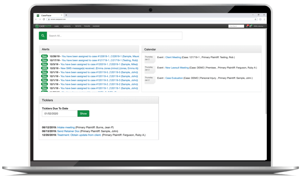 CasePacer Screenshot 1