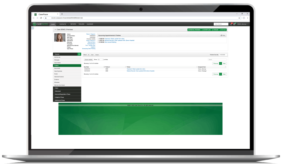 CasePacer Screenshot 3