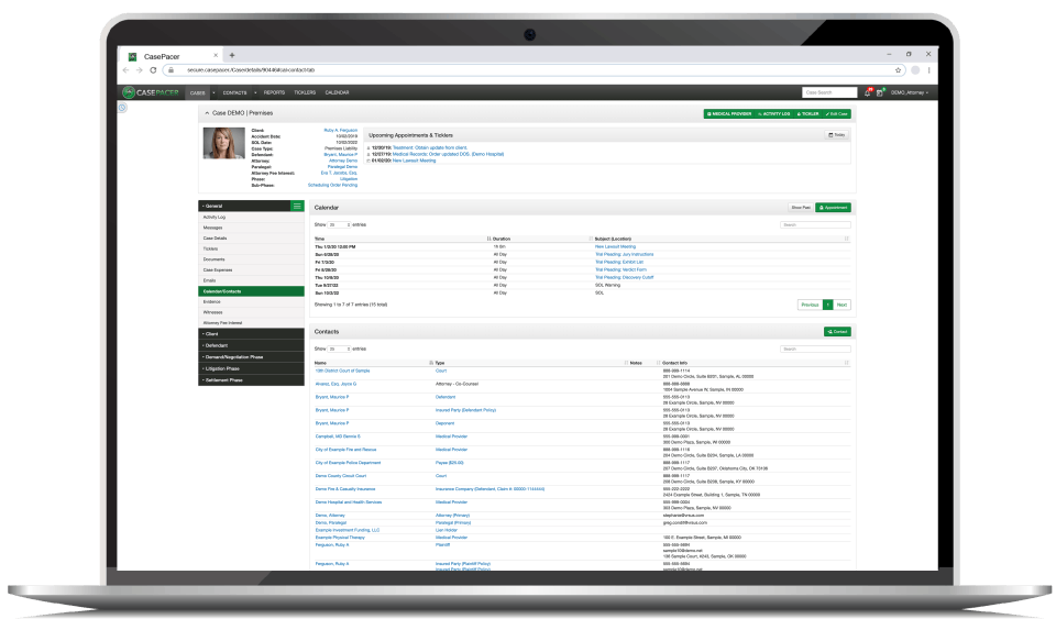 CasePacer Screenshot 5