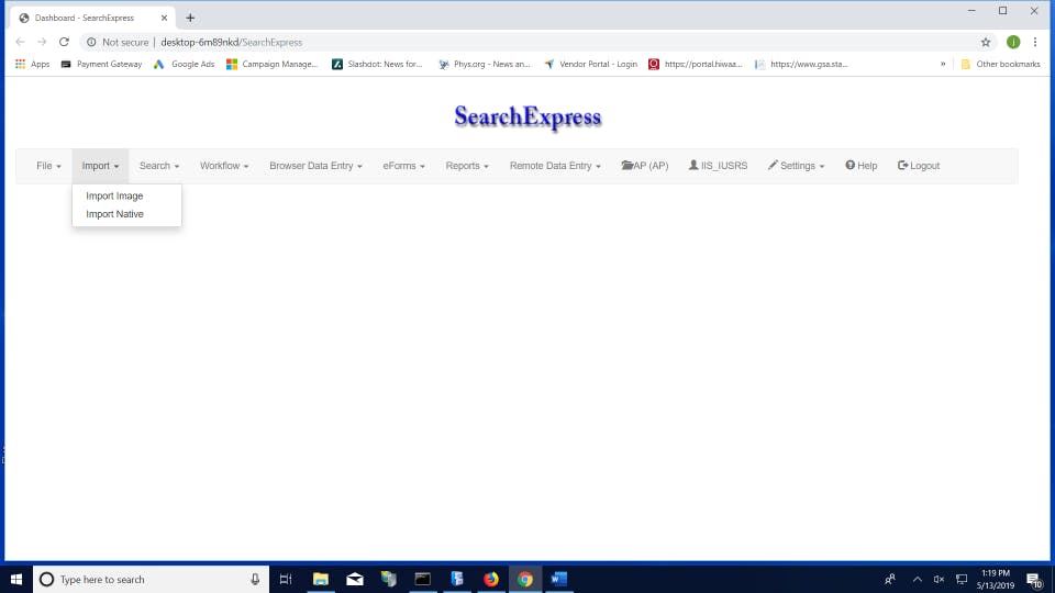 SearchExpress Screenshot 1