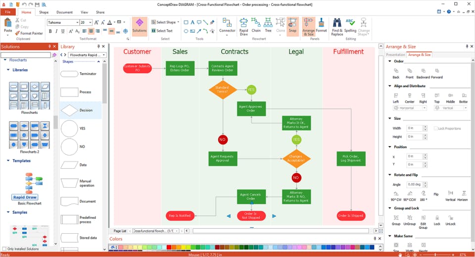 ConceptDraw DIAGRAM Screenshot 1