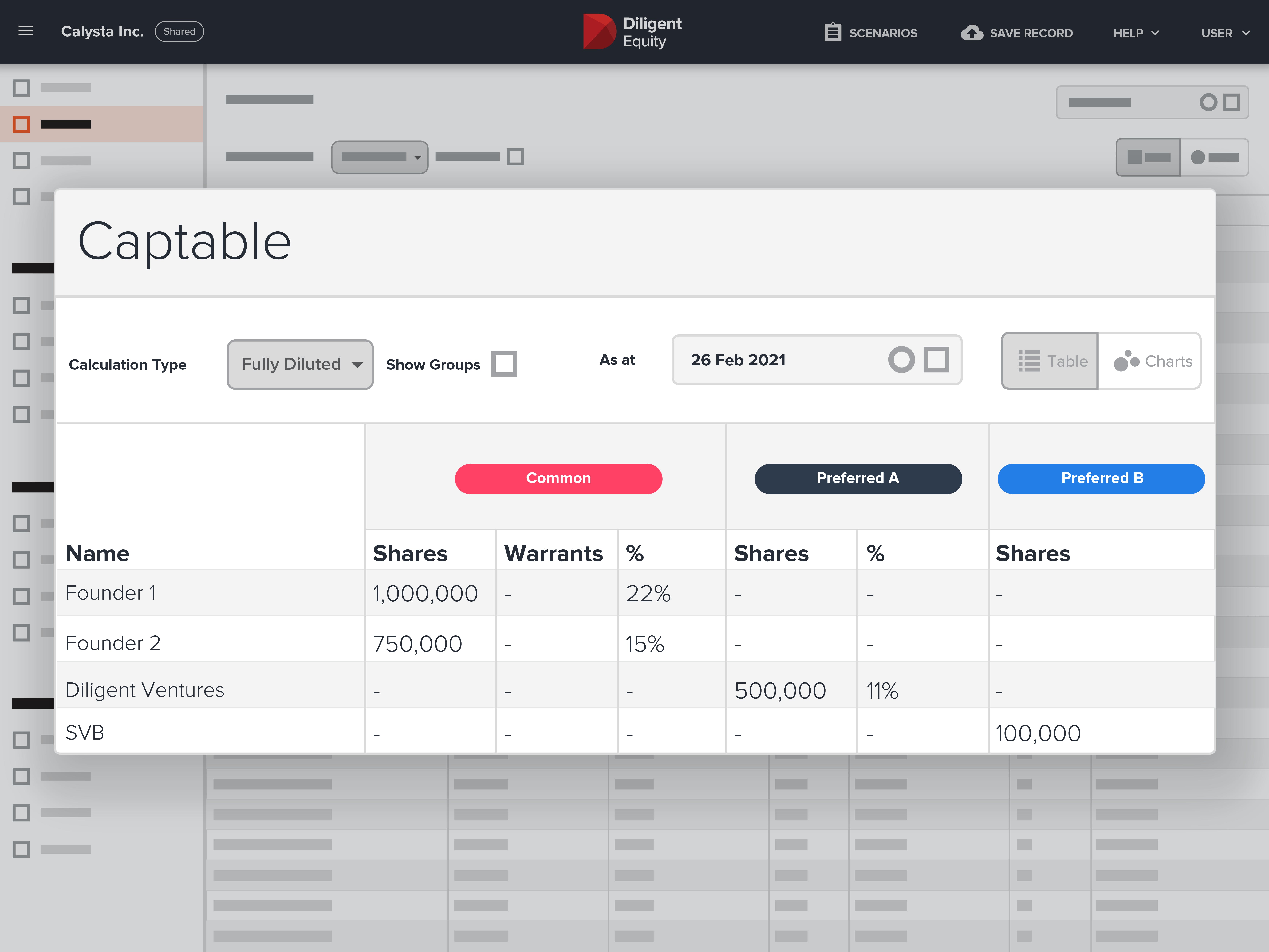 Diligent Equity Screenshot 1