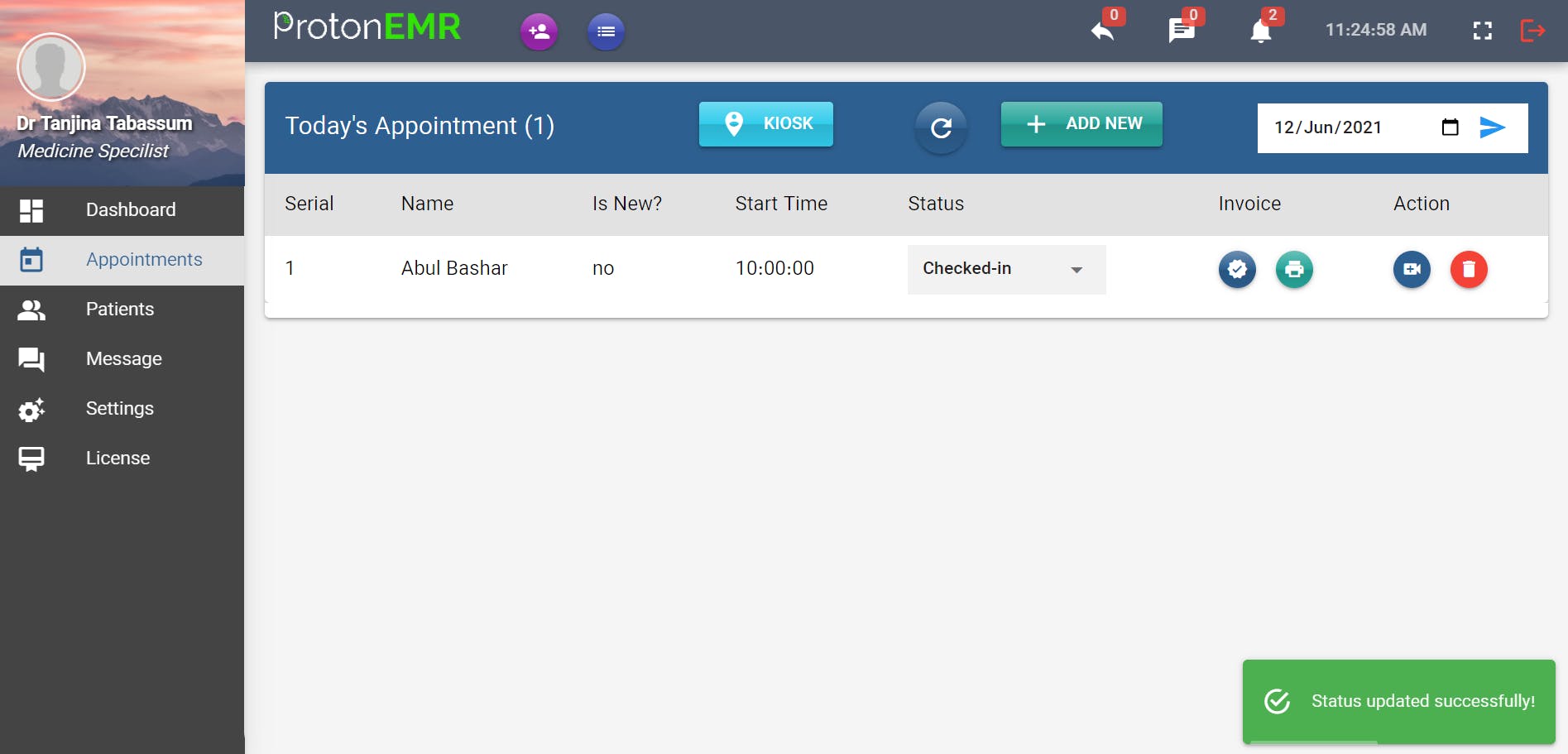 protonEMR Screenshot 3