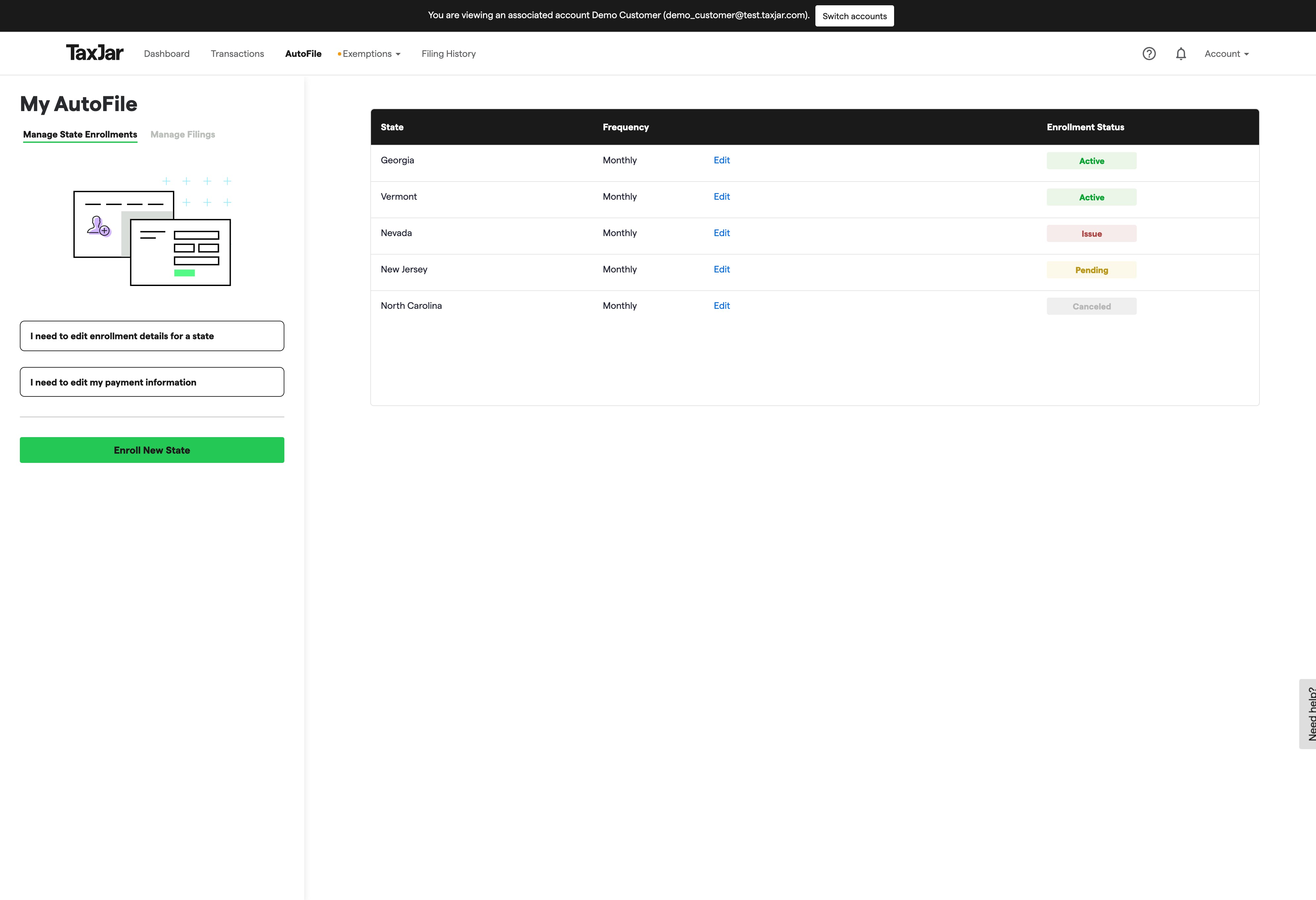 TaxJar Screenshot 2