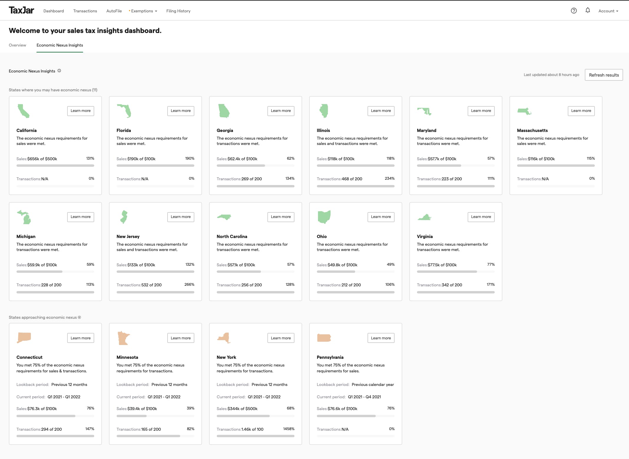 TaxJar Screenshot 3