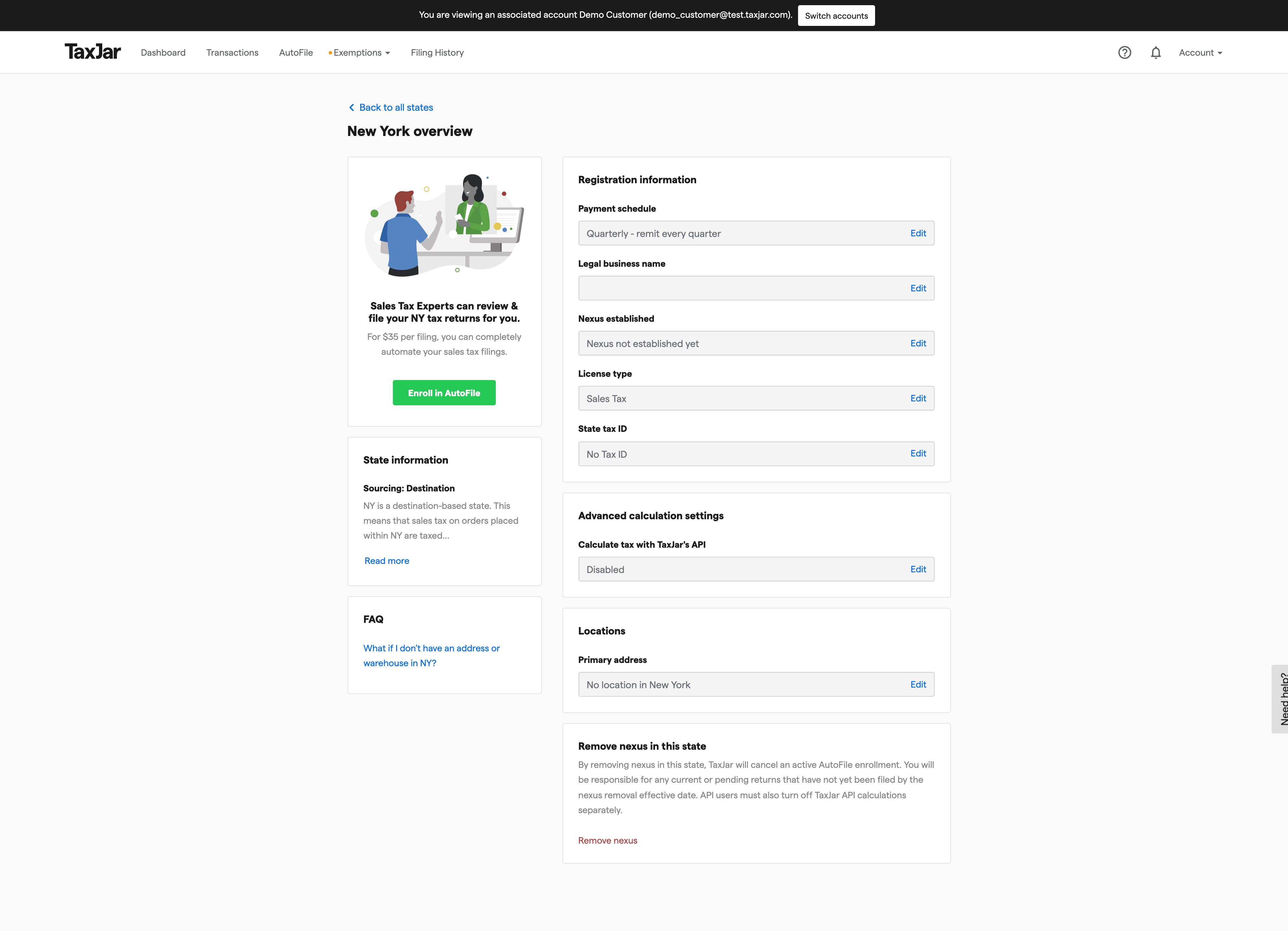 TaxJar Screenshot 5