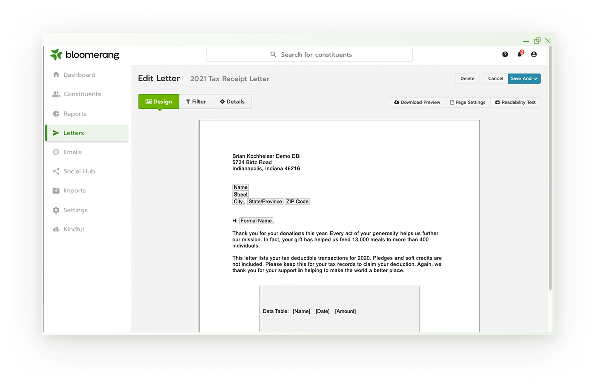 Bloomerang Screenshot 4