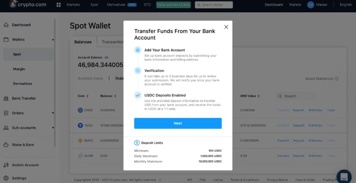 Crypto.com Screenshot 1