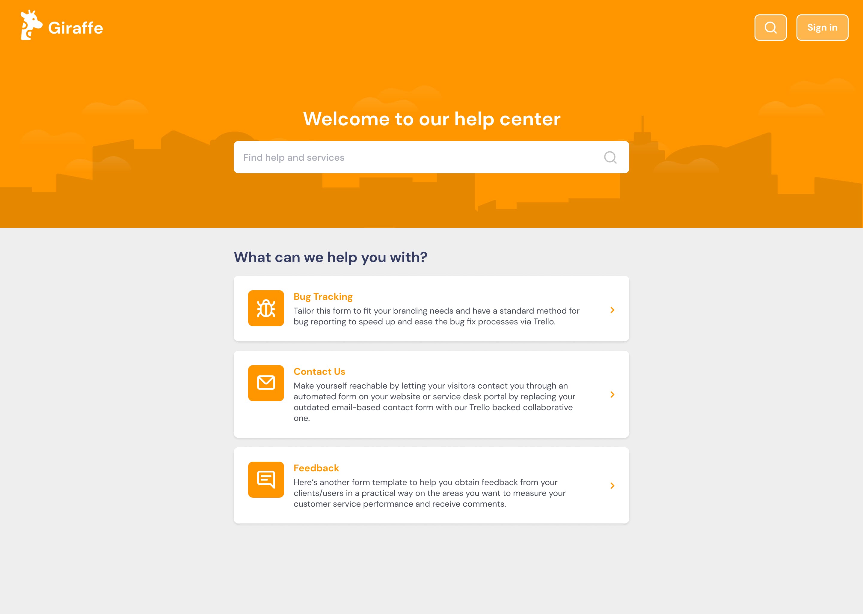 Hipporello Service Desk Screenshot 3