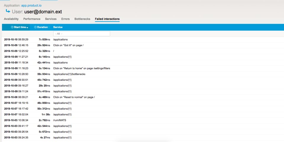 Plumbr Screenshot 2