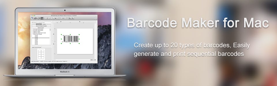 Barcode Maker for Mac Screenshot 1