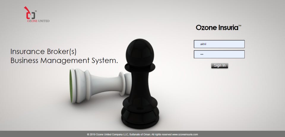 Ozone Insuria Screenshot 1