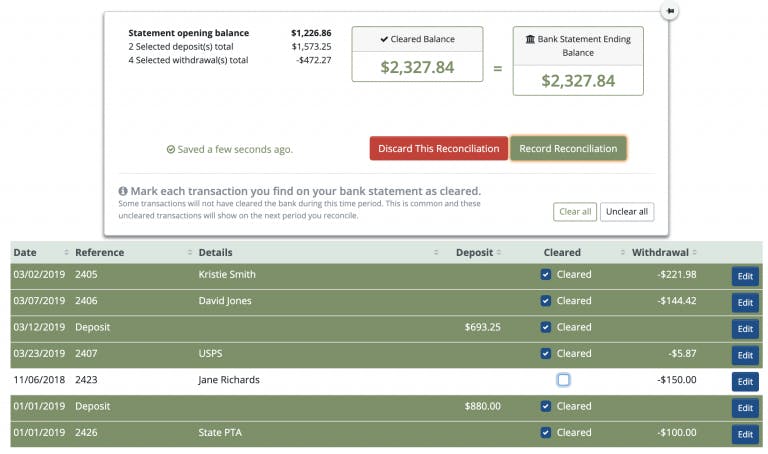 MoneyMinder Screenshot 2