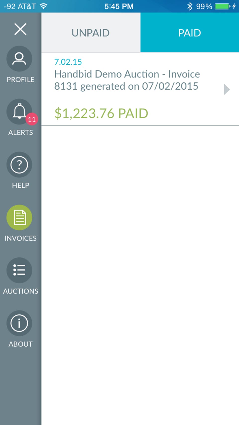 Handbid Screenshot 3
