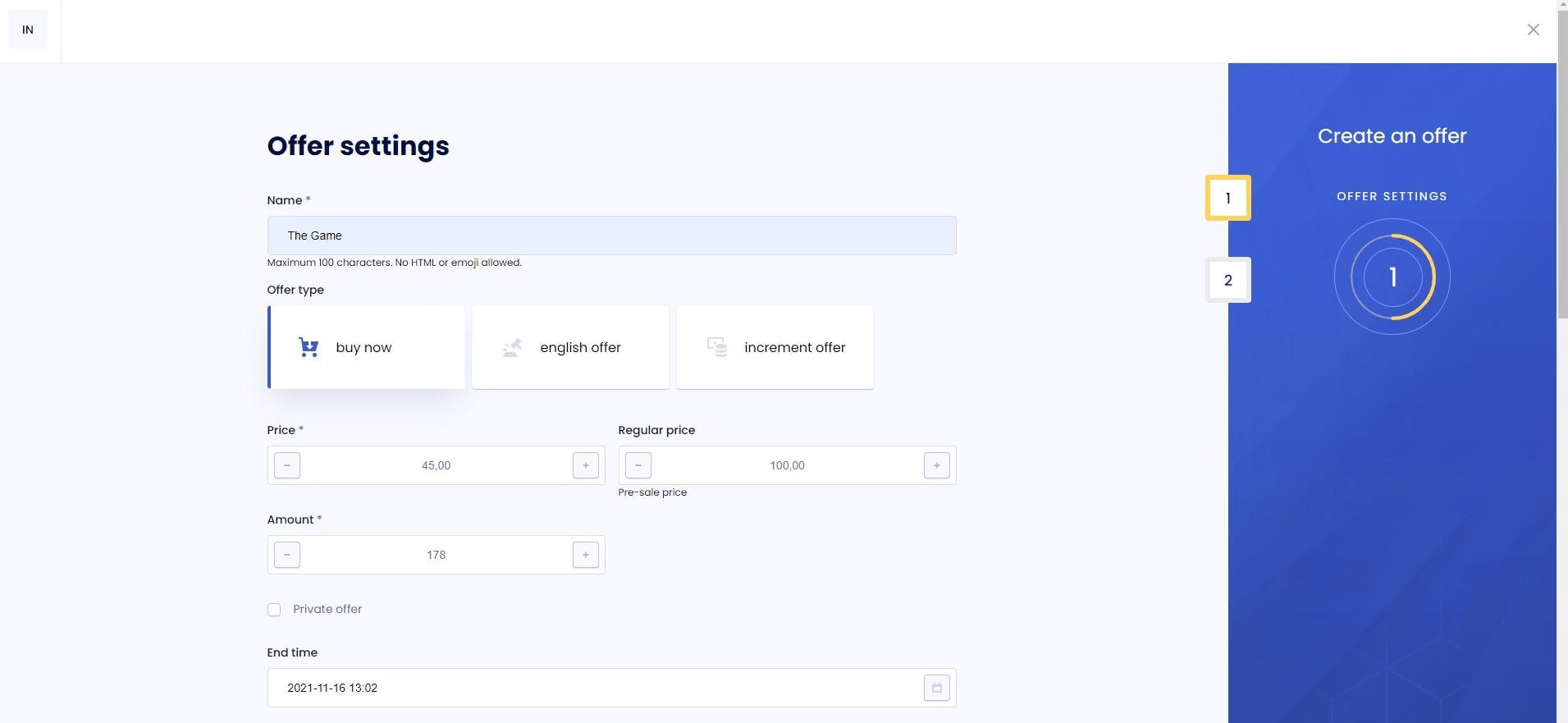 InternalBID Screenshot 2