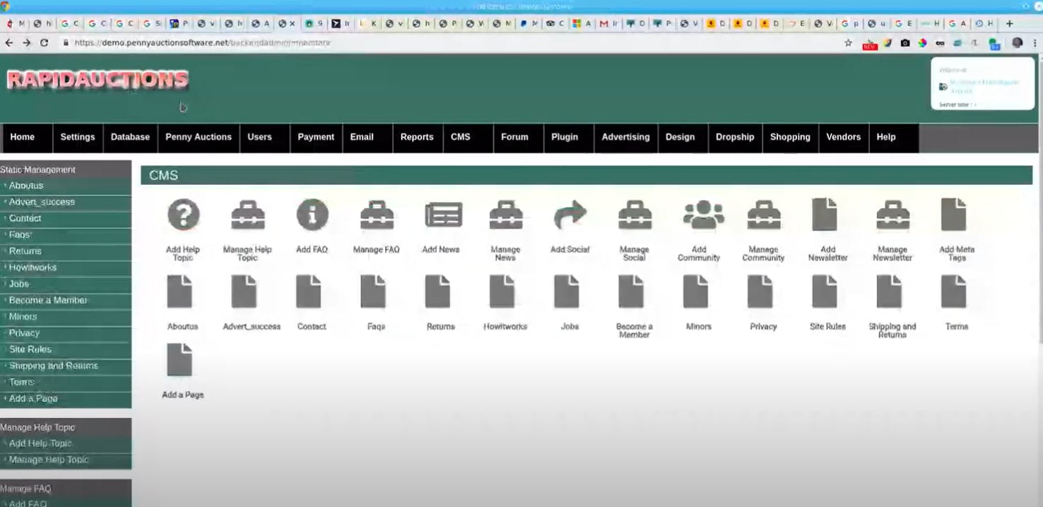 Penny Auction Software Screenshot 1
