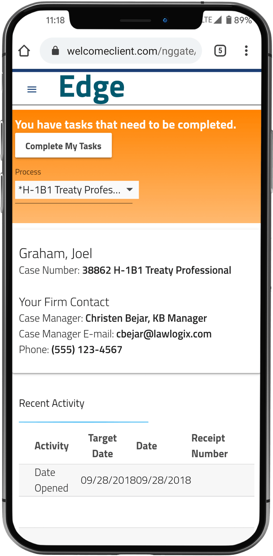 Lawlogix Edge Screenshot 3
