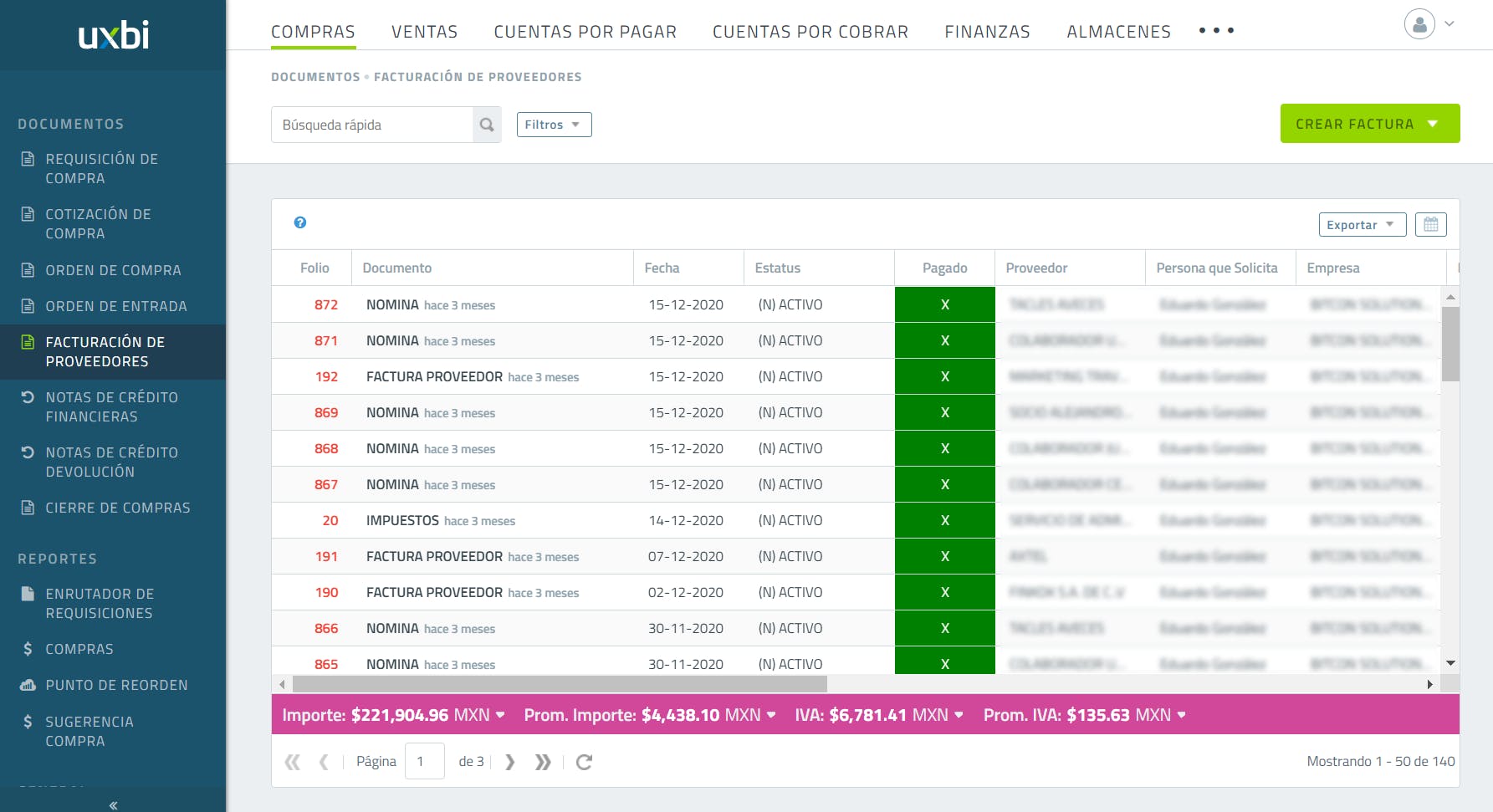 UXBI Screenshot 1