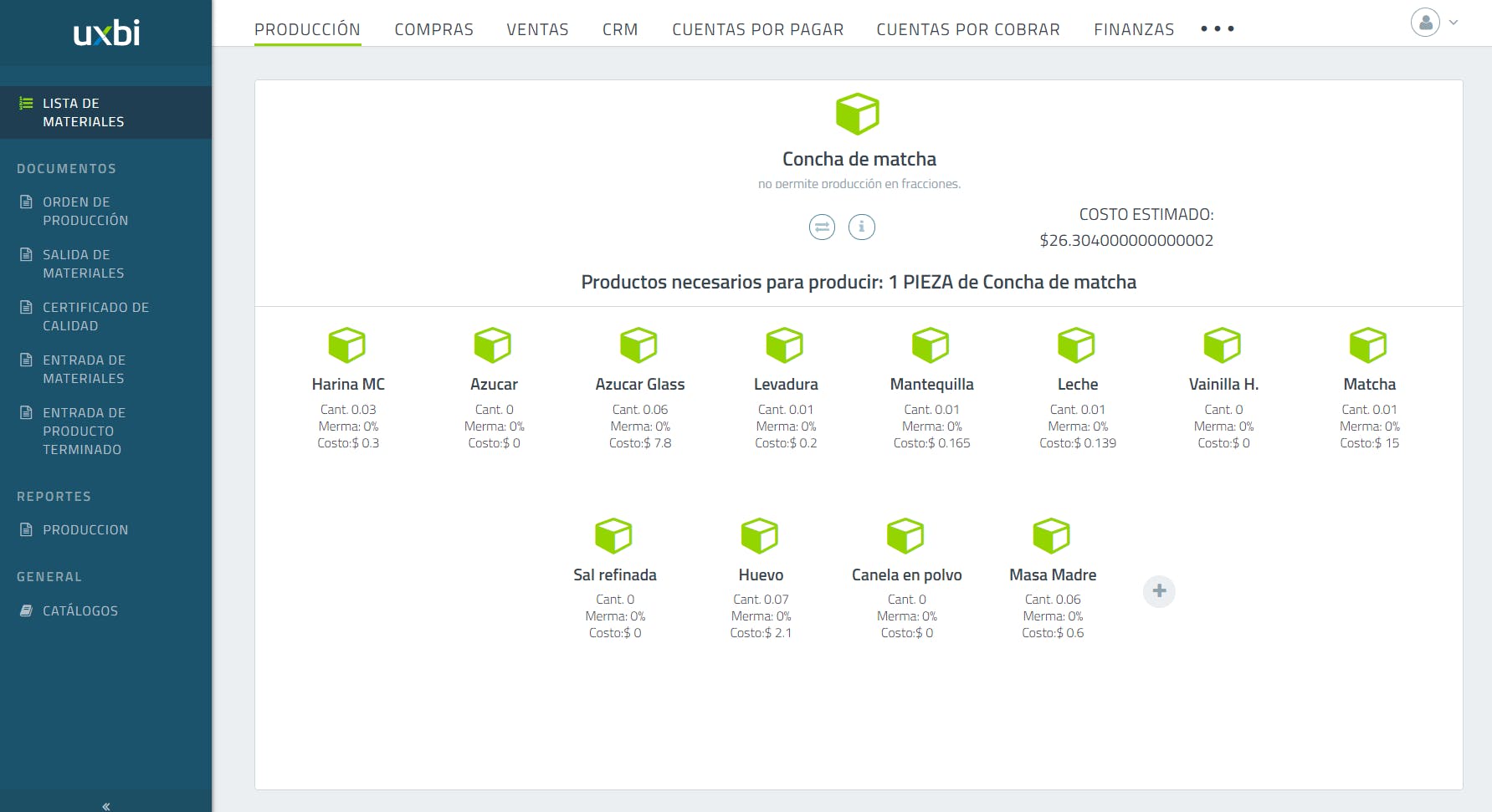 UXBI Screenshot 2