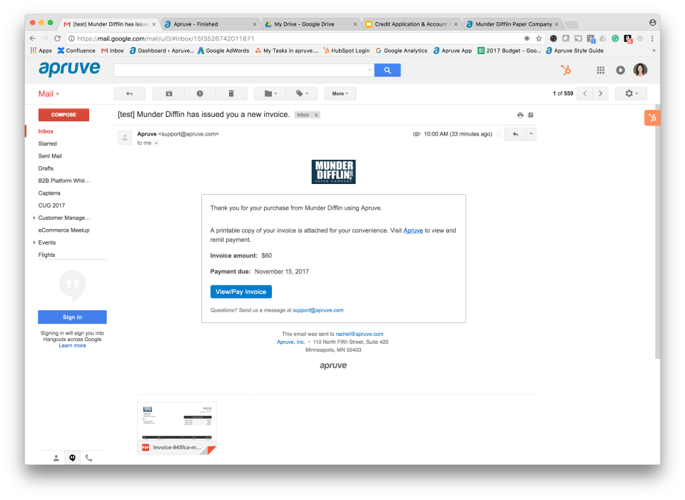 Apruve Screenshot 2