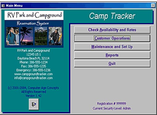 Camp Tracker Screenshot 1