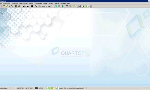 Quarto ERP Screenshot 1