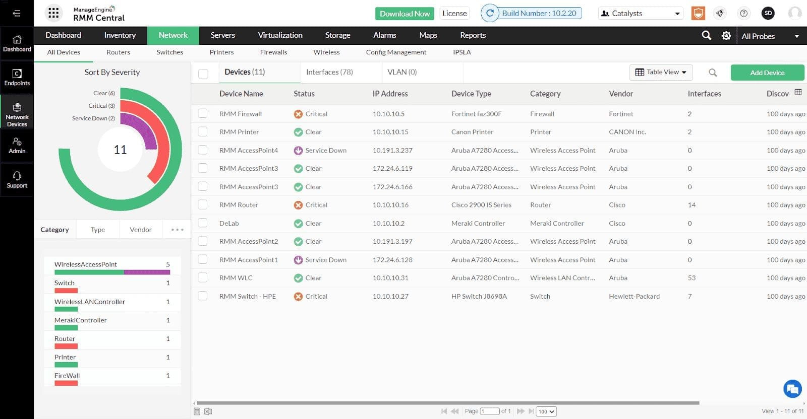 ManageEngine RMM Central Screenshot 1