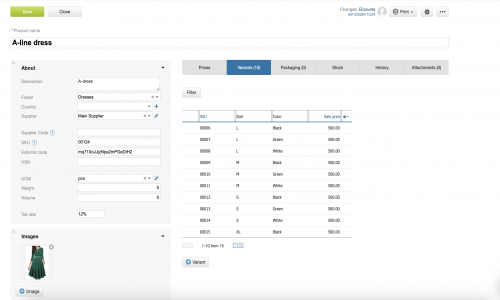 Kladana ERP Screenshot 2