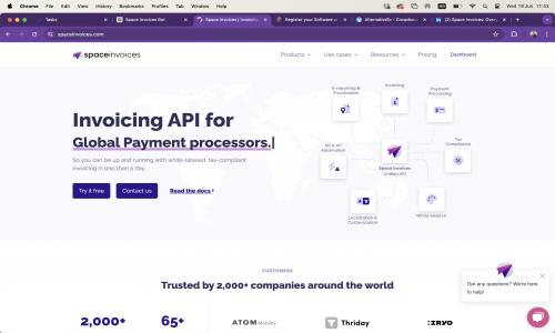 Space Invoices Screenshot 1