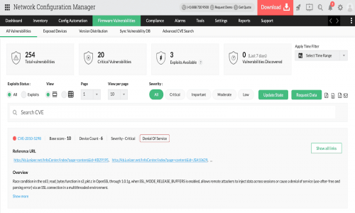 ManageEngine Network Configuration Manager Screenshot 1