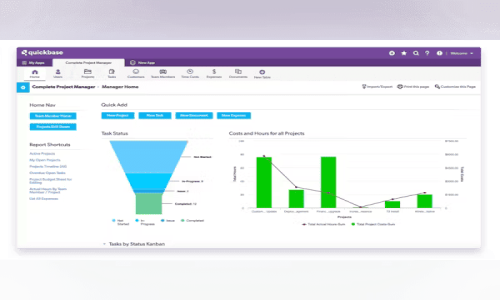 Quickbase CRM Screenshot 1