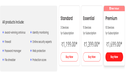 McAfee Screenshot 1
