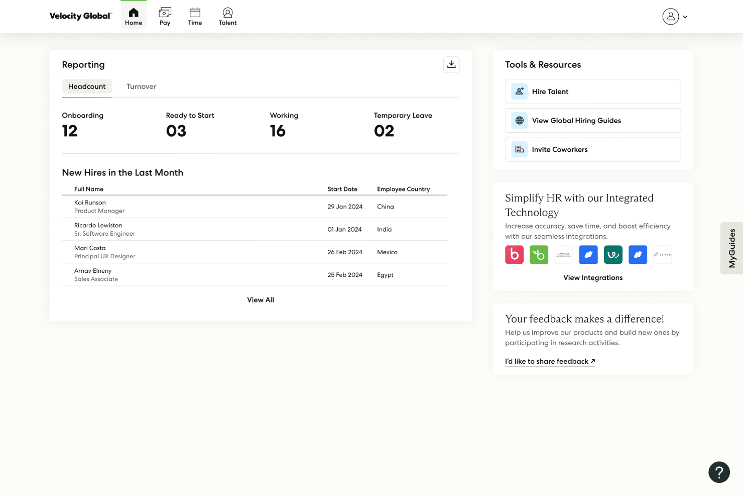Velocity Global Screenshot 1