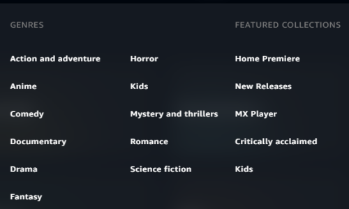 Amazon Prime Screenshot 3
