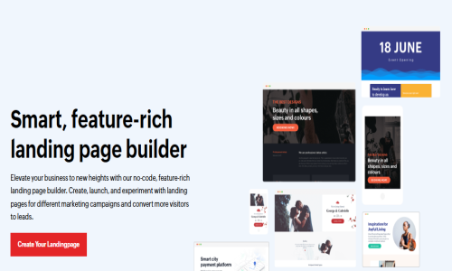 Zoho LandingPage Screenshot 3
